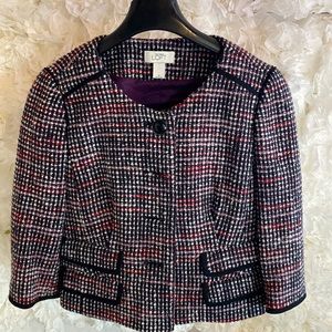 Ann Taylor Loft 3/4 sleeve blazer